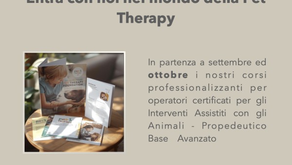CORSI FORMATIVI PER OPERATORI DI INTERVENTI ASSISTITI CON GLI ANIMALI